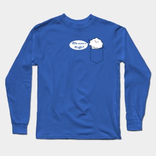 Who wants a Muffin? (With Text) Long Sleeve T-Shirt